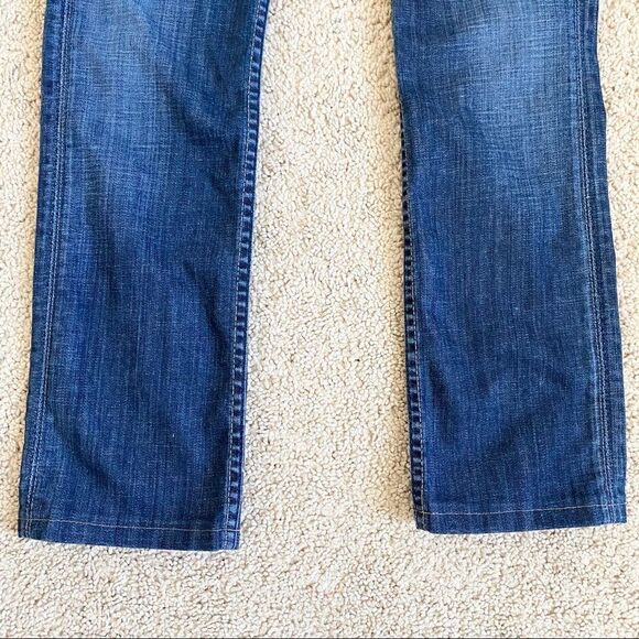 HUDSON Medium Wash Carly Low Rise Straight Leg Denim Blue Jeans 26 - Picture 5 of 8